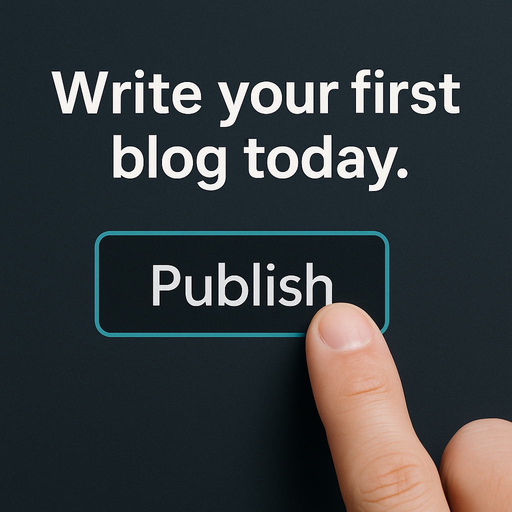write your first blog today